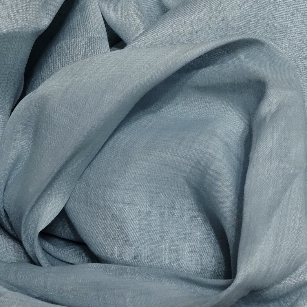 Linen Voile , Stone Blue